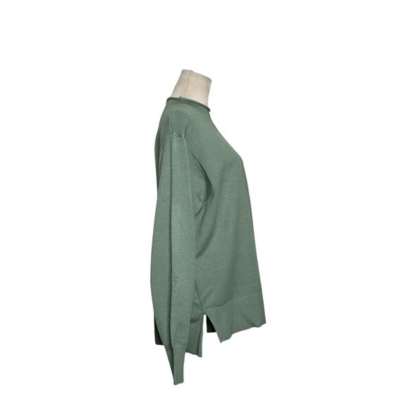 Green long sleeves high neck sweater size Large - Picture 9 of 9